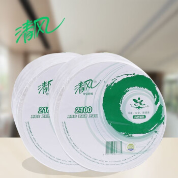 清风 BJ02AJ 二层平纹220米珍宝卷纸 (120mm×91mm/节）×220米/卷 ×3卷/包×4包/箱