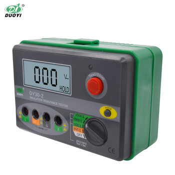 DUOYI（多一） DY30-2 数字绝缘电阻表 兆欧表 绝缘电阻测试仪 摇表 1年维保