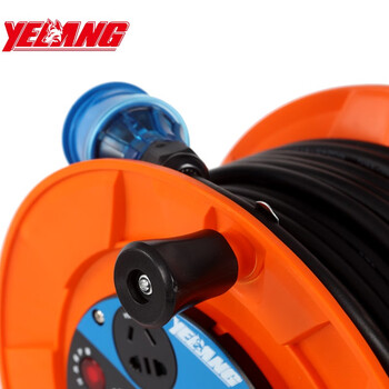 野狼 yelang 电缆盘国标插座漏电保护过热保护线滚子YZW3*4mm²/30米 YL-S43BS-1130