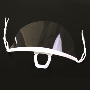 百舸全面罩式防护面屏  酒店餐饮食堂卫生防口水 双面防雾 10个