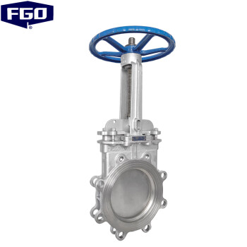 FGO 不锈钢刀型闸阀 304材质 浆液阀排渣阀 插板阀 PZ73W-16P DN300 