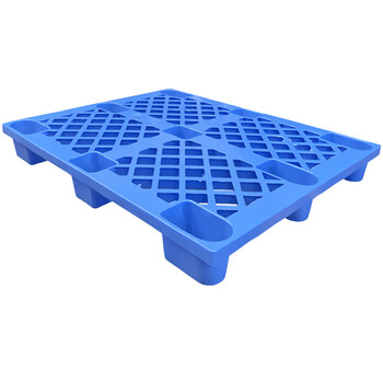 飞尔 塑料托盘 网格叉车栈板 仓库防潮地台板 物流托板塑胶卡板【D1 圆脚1200x1000x145 5.2KG】