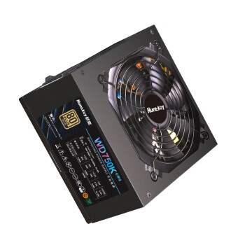 航嘉（Huntkey）WD750K全模组金牌750W电源（80PLUS金牌/单路60A/全电压/LLC+SR+DC-DC/智能温控）
