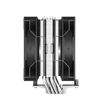 九州风神（DEEPCOOL）玄冰400V5PLUS CPU电脑散热器附带硅脂（镀镍4热管/双风扇/可超频220W/多平台支持）