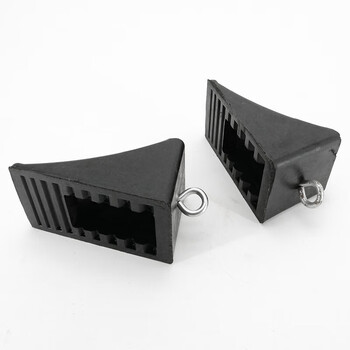 稳斯坦 车位橡胶止退器 三角轮支垫 汽车轮胎阻退器WST187 (款式三有提手165*90*93)