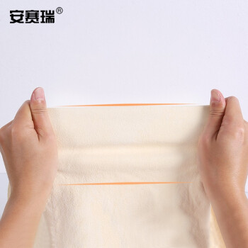 安赛瑞 麂皮擦车巾擦玻璃抹布 不留痕擦车毛巾鸡皮布 规则型30X30CM 2张 8I00004