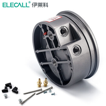 伊莱科(ELECALL)微压差表压差计圆形指针微压力表差压表气压计EM2000A 黑白色 2kpa（升级款）