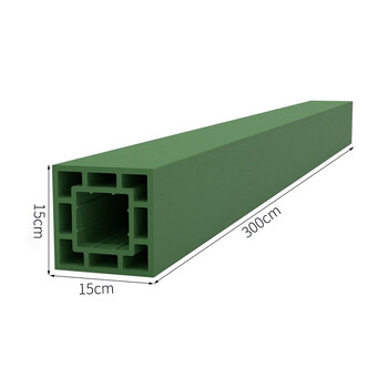 京顿 复合型材枕木仓储用垫木枕木回字形枕木 军绿色300*15*15cm