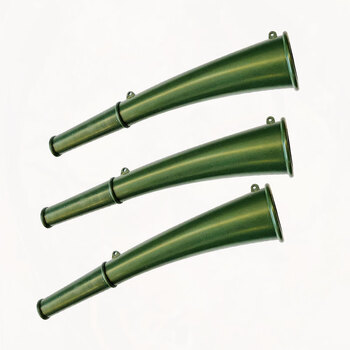 驼铃纵横 YJCL0002 绿色信号喇叭羊角号户外求生救生哨训练小喇叭羊角哨