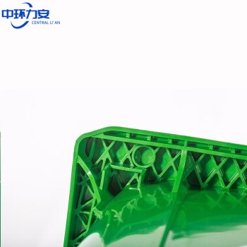 中环力安【360L蓝色】【可印刷】酒店商用户外大号加厚环保分类塑料带盖脚踏垃圾桶