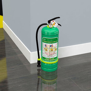 绿消 手提式水基灭火器碳钢3L水基灭火器 家庭用商用灭火器 酒店厂房消防水基灭火器3L