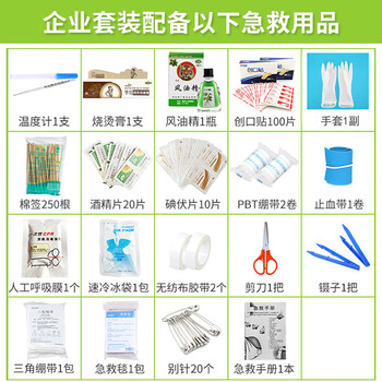 飞尔（FLYER）应急包 应急处理应急箱多层急救包【企业套装B8316 不含药】