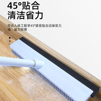 亿丽佳 加长柄洗地刷硬毛瓷砖地砖刷扫地板刷扫水清洁刷45cm 10件/组