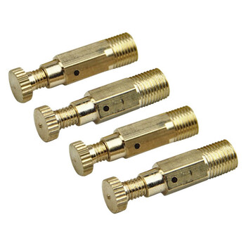 欣语 TJ-NT024 手动暖气片放水阀铜放气阀手动老式暖气片配件风机盘管排气阀冷风门 长款