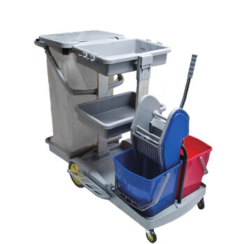 超宝（CHAOBAO）D-11D 多用途清洁手推车 物业多功能清洁服务工具手推车 保洁车