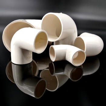 海斯迪克HKxy-18 PVC-U电工线管连接管件 白色90度直角弯头 Φ20mm(100个/包)
