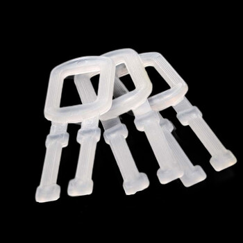 飞尔（FLYER）PP塑料打包扣 塑料手拉扣 手工打包带用塑料扣 白色手拉扣 100个【FLb679】