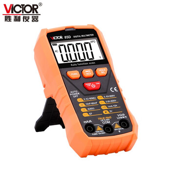 胜利仪器（VICTOR）数字万用表手持式大屏幕万能表全保护电路直流电流 VC85D 标配现货
