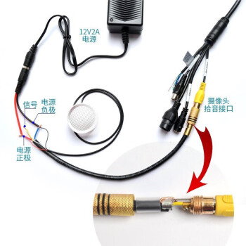 大华 (dahua) 高保真拾音器 摄像机麦克风声音录音器 摄像头高清音频器 DH-HSA200
