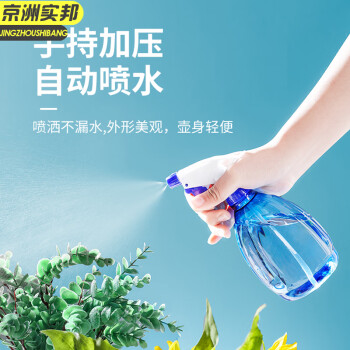京洲实邦 500ml颜色随机1个 喷壶小喷水壶洒水壶气压式喷雾器 JZSB-8037