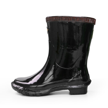 安全牌（AN QUAN PAI）绝缘靴20KV半筒绝缘雨靴高压电工电力胶鞋 黑色 37
