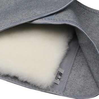 星工（XINGGONG）防寒护腰 加绒护肚羊毛护腰带 皮毛一体保暖贴合防护具防寒M码