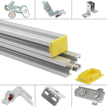 ABLEMEN 标准型机房走线架 综合布线爬线架 4C铝合金型材梯式桥架款400mm