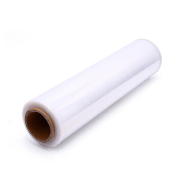 飞尔（FLYER）缠绕膜 工业保鲜打包装搬家保护透明自粘PE塑料拉伸膜 膜净重2kg×1卷【50cm×220m】