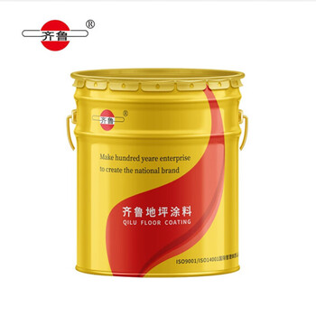 齐鲁 油漆 环氧地坪漆面漆 地面漆耐磨油性车间水泥地板漆油漆涂料 涂料24kg+6kg固化剂装 中灰色平涂