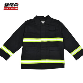雅恪尚 消防服02式消防服战斗服套装消防灭火救援防护服 02式消防服一套