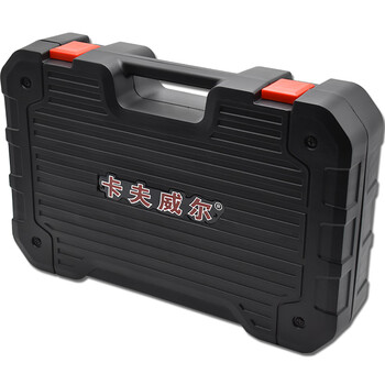 卡夫威尔 600W 13mm工业电钻 冲击电钻 电钻套装 工具箱 工具套装 维修工具 64件套 H13037A