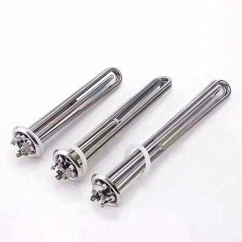 欣语 TJ-NT023 63mm盘不锈钢紫铜开水器电加热管发热管 三角接线全铜380V/6KW 