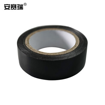 安赛瑞 电工绝缘胶带(10卷装)18mm×10m 电气绝缘胶带 黑色电工绝缘胶布 PVC电工胶布 39906