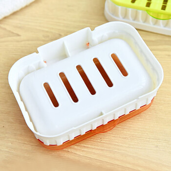 兰诗（LAUTEE）PA1009 带盖塑料肥皂盒 10个/包