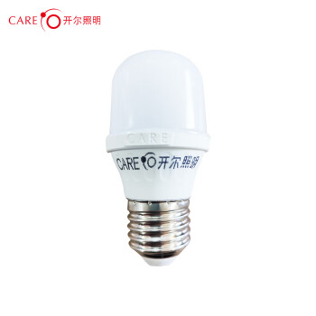 开尔照明（CARE） LED节能灯泡  E27大螺口物业工厂商用光源 5W 白光6500K 柱形灯 T40