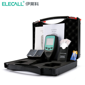 伊莱科(ELECALL)智能自动识别基材数显涂层测厚仪铁基铝基两用漆膜仪厚度仪 绿色 EC776FN 7 