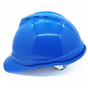 重安（CHONG AN）78型安全帽 ABS塑料V型透气孔头盔安全帽 蓝色