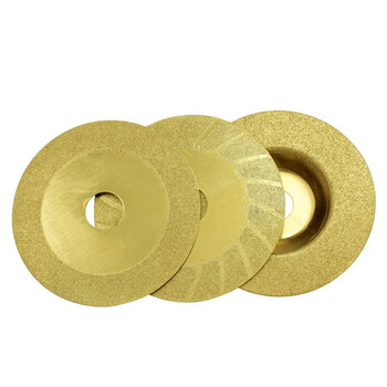 冰禹 BY-6024 金刚石切片抛光打磨磨片 金刚砂玻璃切割片陶瓷切片玉石翡翠磨边片 金色磨片（起订2）