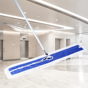 白云清洁（baiyun cleaning）尘推110CM 酒店物业商用平板拖把棉纱线清洁排拖地拖  1个装