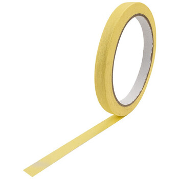 飞尔（FLYER）彩色美纹纸胶带 美术生贴画手撕纸胶带 装饰喷漆遮蔽易撕胶带【黄色10mmX20m】15卷起订