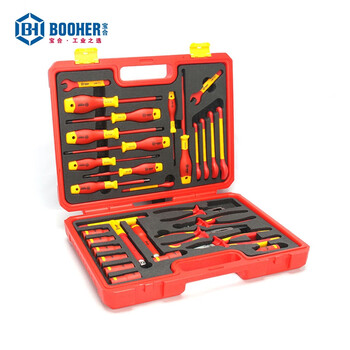 宝合(BOOHER)30件VDE绝缘工具组套 0200407 铬钒钢