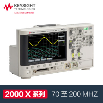 是德科技（KEYSIGHT）混合数字示波器MSOX2012A双通道100MHz带宽2G采样 MSOX2012A 