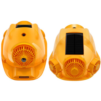安美尚(ams)  FF10BA-Y16000 鑫源明太阳能可充电黄色四风扇帽 蓝牙空调版 1顶