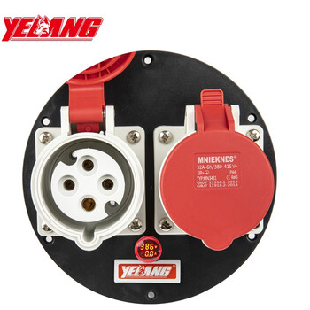 野狼 yelang 移动电缆盘IP44级工业专用绕线盘YZW3*4+1*2.5mm²/30米 YL-V45CGS3-A1730