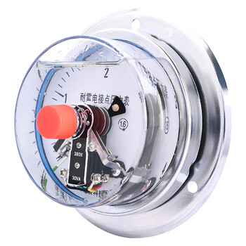 匡建仪表（CONJANT）YTNXC-100ZT 耐震电接点压力表磁助式 30VA充油抗振 0-4mpa 轴向 