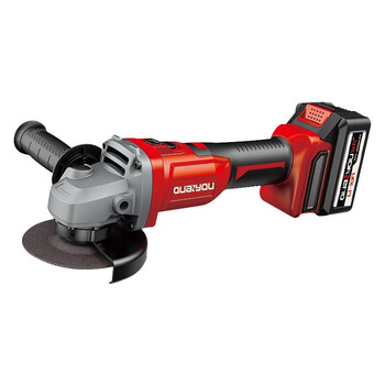 泉有（quanyou）无刷锂电角磨机 QY-6100B 锂电多功能切割机打磨机抛光机100mm磨光机20V/4.0两电一充