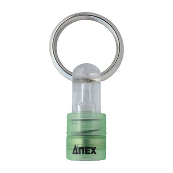 安力士牌（ANEX）多用途便捷挂扣1/4 6.35mm螺丝批头挂扣AQH-G安全扣 超轻腰挂扣 绿色