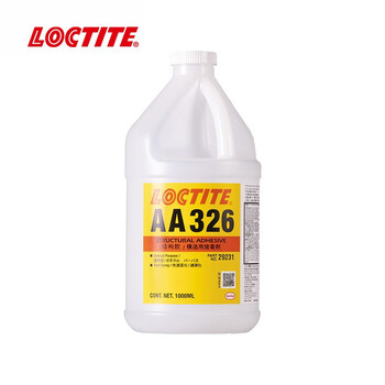 乐泰/loctite AA326 结构胶水中等粘度触变单组分磁钢扬声器珠宝抗震结构粘接剂透明至琥珀色 1L 1桶装