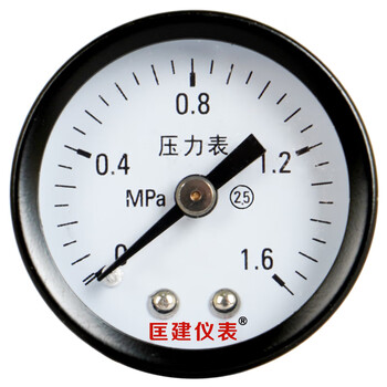 匡建仪表（CONJANT）Y-40Z轴向 指针式 水压表油压表气压表 表盘直径40mm 0-1.6MPa