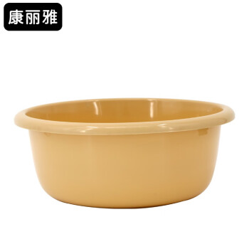 康丽雅 K-0251 塑料清洁水盆 物业办公室圆形加厚清洗盆 中号颜色随机